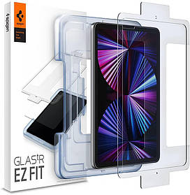 Захисне скло Spigen для iPad Air 5/4/iPad Pro 11 - EZ FIT GLAS.tR (1 шт), Clear (AGL02065)