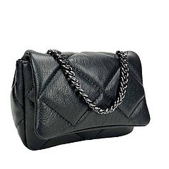 Стьобана жіноча м'яка сумочка на ланцюгу Firenze Italy F-IT-98106A