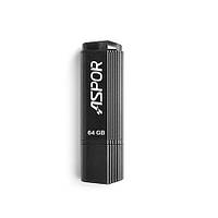 USB Flash Aspor AR121 64GB- черный UT, код: 8348614