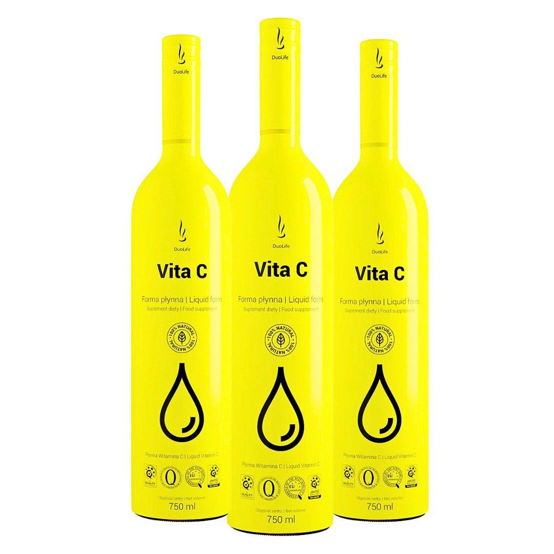 DuoLife VitaC Рідкий вітамін C ДуоЛайф 3 шт. по 750 мл.+ Ніч 750 мл.