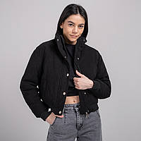 Куртка женская демисезонная 200212 р.46 Fashion Черный DH, код: 8201734
