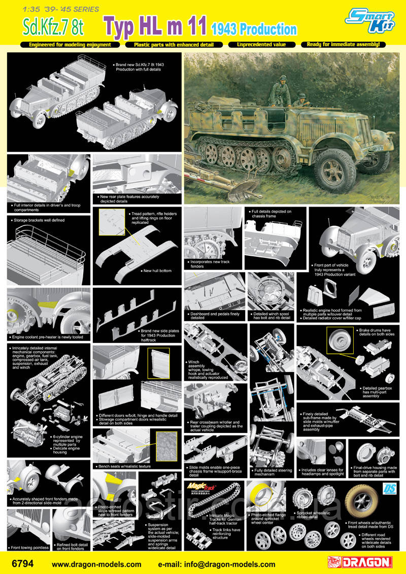 Sd.Kfz.78t Typ HL m11 1/35 DRAGON 6794 - фото 8 - id-p398648161