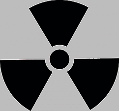 Вінілова наклейка на холодильник — Radioactiv (від 5х5 см)