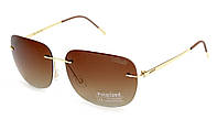Солнцезащитные очки мужские Silhouette (polarized) 9953-01 Коричневый GB, код: 8117018