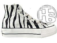 Женские кеды Converse Chuck Taylor All Star High Zebra ALL12859