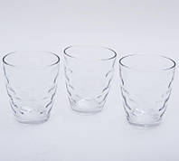 Набір 3 склянки Емілія-33 прозорі 350 мл Bona DP38886 DH, код: 6674177