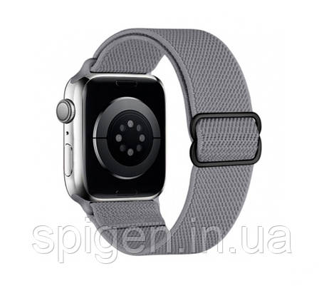 Ремінець Apple Watch Hoco iWatch WA04 Fashion elastic nylon 42-49mm, Gray (786616), фото 1