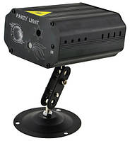 Лазерный проектор RIAS EMS083 с датчиком звука и стробоскопом + пульт ДУ 220V Black (3_00911) EV, код: 7918452