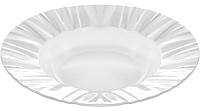 Суворі тарілки в наборі 3 шт діаметром 21 см порцеляна білий DP218701 BonaDi SX, код: 8383722