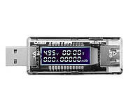 USB тестер вимірювач напруги струму ємності KWS V21 Сірий (20053100044) GG, код: 1821731