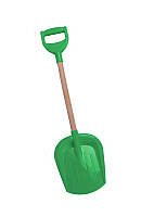 Лопатка малая с деревянной ручкой Технок зеленая (2896) MY, код: 7472316