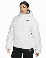 Куртка женская Nike Sportswear Classic Puffer Therma-Fit Loose Hooded Jacket (FB7672-100) M Б GR, код: 8312549