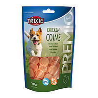 Лакомство для собак Trixie 31531 Premio Chicken Coins курица 100 г (4011905315317) TT, код: 7573498