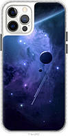 Чехол чехол bumper Endorphone iPhone 12 Pro Планеты в синем космосе (171pc-2052-26985) TP, код: 7943211