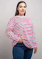 Лонгслив женский 341226 р.3XL Fashion Малиновый PI, код: 8244554