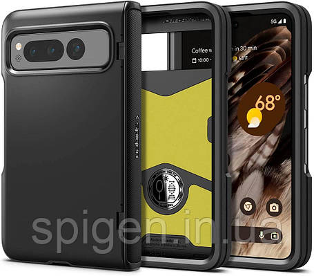 Чохол Spigen для Google Pixel Fold - Slim Armor Pro, Black (ACS05920), фото 1