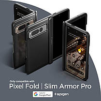 Чохол Spigen для Google Pixel Fold - Slim Armor Pro, Black (ACS05920), фото 3