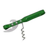 Универсальная открывалка - консервный нож со штопором металлический SNS 3 в 1 NS-02 зеленый PM, код: 8398492