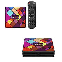 Смарт приставка (Smart TV) медиааплеер Andorid 9.0 с Bluetooth и дисплеем XPROCAST HK1 4GB 32 MP, код: 6668534