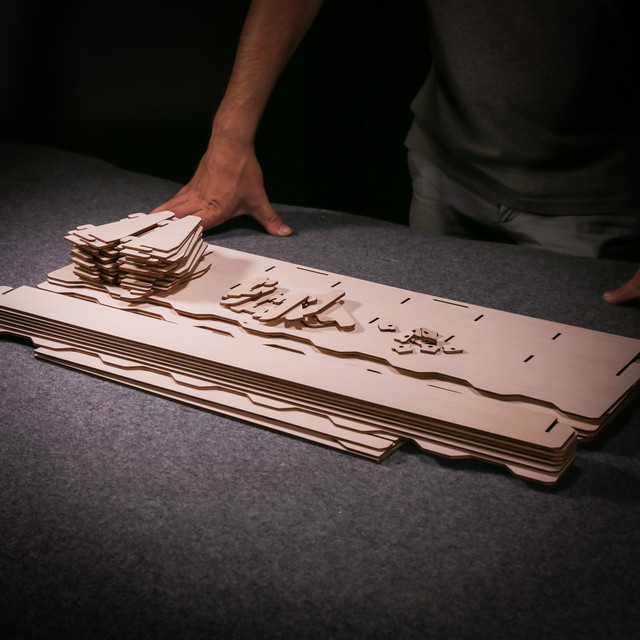 Розбірна торгова стійка для стікерів