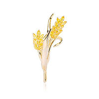 Брошь BROCHE Lux Колоски золотистая BRBF113612 DH, код: 8176854