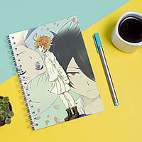 Скетчбук Sketchbook блокнот для рисования с принтом The Promised Neverland - Обещанный Неверл GM, код: 8301606