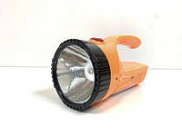 Фонарь аккумуляторный ручной YAJIA YJ-2833 (1W +12 SMD) Оранжевый UM, код: 8178774
