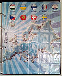 Альбом для монет Держакства Міра Collection Всі материки Синій (hub_6suxki) SC, код: 6766645, фото 4