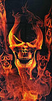 Бафф защитная маска Skull Череп Огненный (SKBUFF-BH) DH, код: 7334843