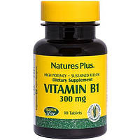 Тиамин Nature's Plus Vitamin B1 300 mg 90 Tabs NTP1605 PS, код: 7518120