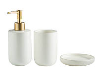 Керамический набор аксессуаров для ванной комнаты из 3-х предметов
