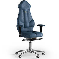 Кресло KULIK SYSTEM IMPERIAL Антара с подголовником без строчки Кобальтовый (7-901-BS-MC-0304 ML, код: 1685890