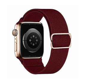 Ремінець Apple Watch Hoco iWatch WA04 Fashion elastic nylon 38-41mm, Dark Wine (786661)