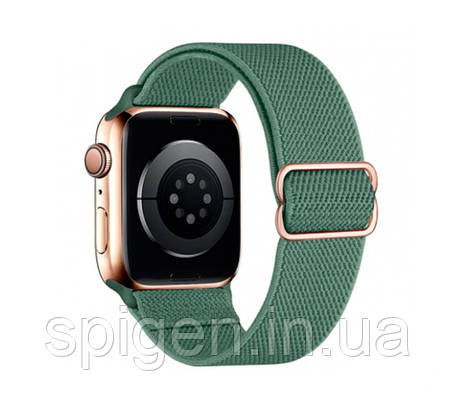Ремінець Apple Watch Hoco iWatch WA04 Fashion elastic nylon 38-41mm, Pine Green (786722), фото 1