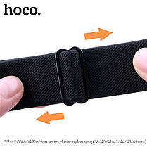 Ремінець Apple Watch Hoco iWatch WA04 Fashion elastic nylon 38-41mm, Pine Green (786722), фото 3