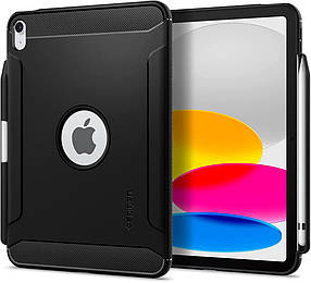 Чохол Spigen для iPad 10 (10.9") 2022 - Rugged Armor, Matte Black (ACS05552)