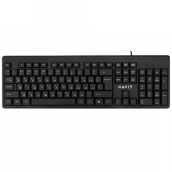 Клавіатура Havit HV-KB2001 дротова USB чорний