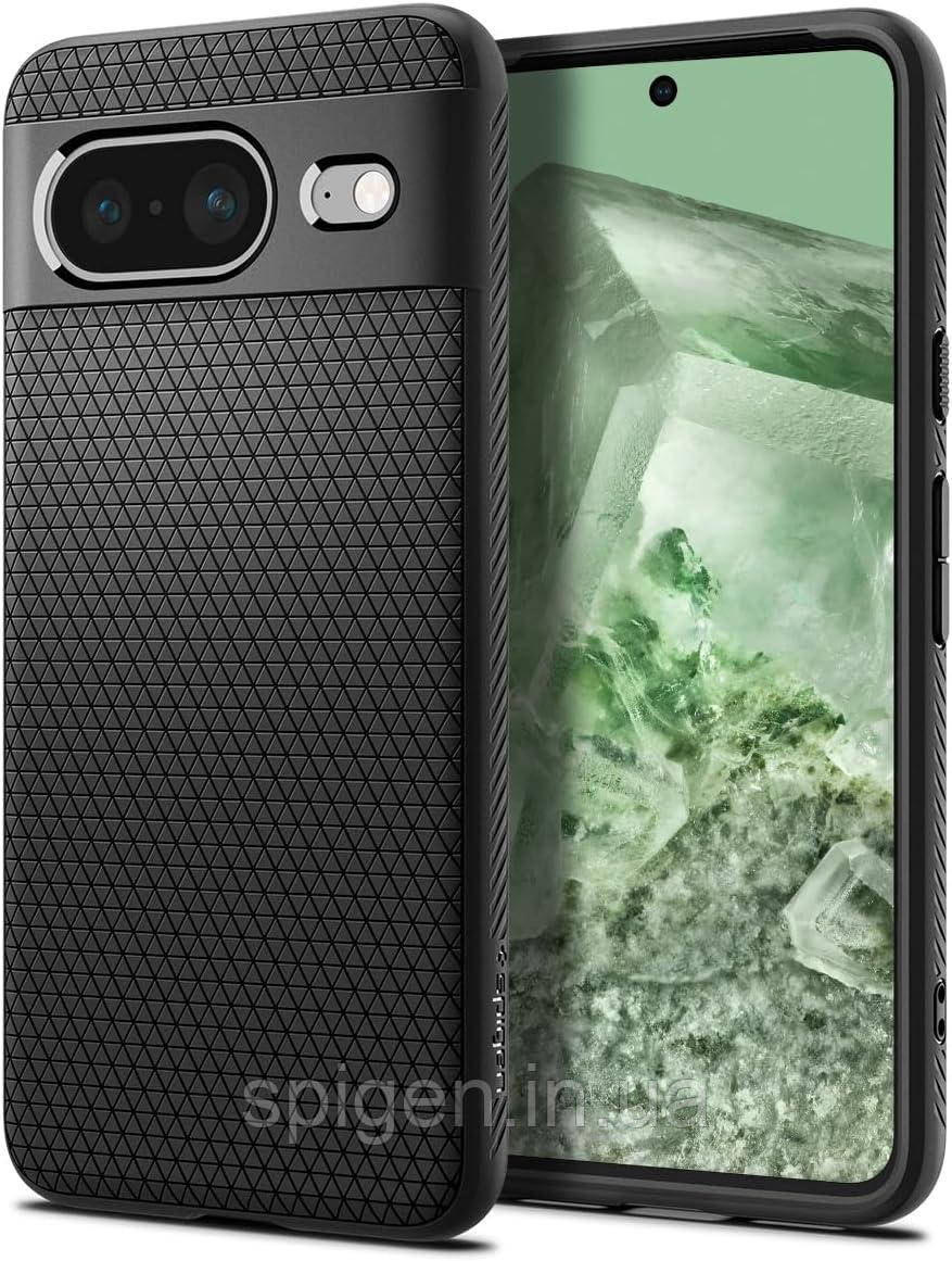 Чохол Spigen для Pixel 8 - Liquid Air, Matte Black (ACS06274)