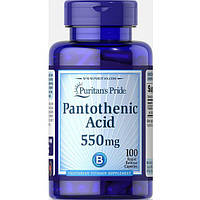 Пантотеновая кислота Puritan's Pride Pantothenic Acid Rapid Release 550 mg 100 Caps DH, код: 7518893