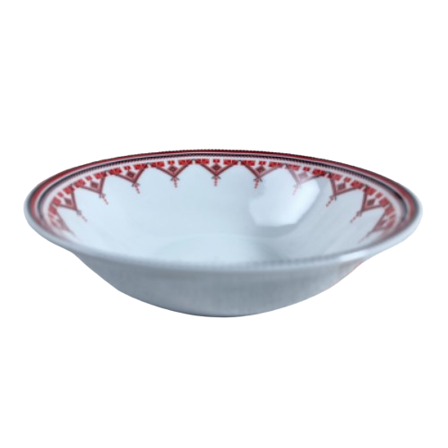 Салатник Вишиванка 17,8 см 30005-005 червоній ромб S&T