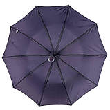 Складана однотонна парасолька напівавтомат від Bellissimo антивітер фіолетовий М0533-1 SC, код: 8324042, фото 4
