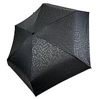 Карманный женский механический мини-зонт с принтом букв в капсуле от Rainbrella черный 0260-1 EJ, код: 8324086