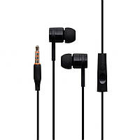 Дротові навушники 3.5mm Celebrat SKY-1 вакуумні з мікрофоном 1.2m Black GM, код: 7779311