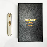 Аккумуляторная зажигалка подарочная "Honest" 77127 | Зажигалки с зарядкой от usb | Электронная сенсорная