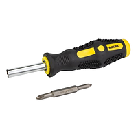 Викрутка 4в1 (2-х сторонні бити) + адаптер CrV чорна SIGMA, фото 7