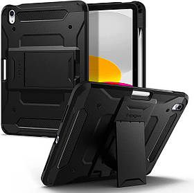 Чохол Spigen для iPad 10.9" (2022) with Pencil Holder - Tough Armor Pro, Black (ACS05418)