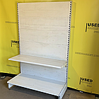 Перфо стелажі TEGOMETALL з перфорованими задніми стінками 2000x1250 з додатковою полицею для магазина, фото 2