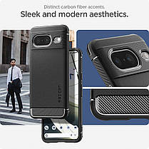 Чохол Spigen для Pixel 8 - Rugged Armor, Matte Black (ACS06277), фото 6