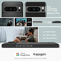 Чохол Spigen для Pixel 8 Pro - Thin Fit, Black (ACS06325), фото 6