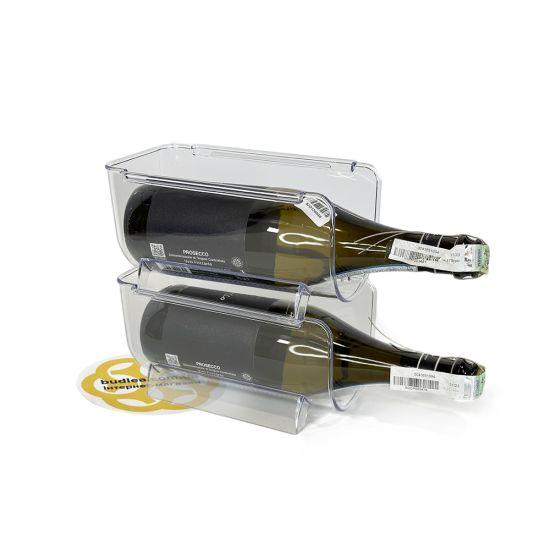 Надійна підставка для пляшок, пластик, прозорий OKYANUS, фото 1